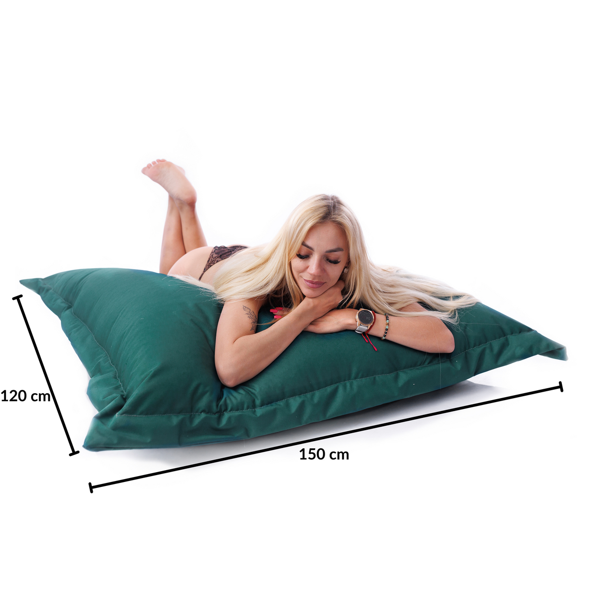 Fotel Poducha Cushion, wymiary 150 × 120 × 125 cm