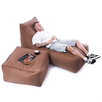 Zestaw Leno Leżanka + Pufa