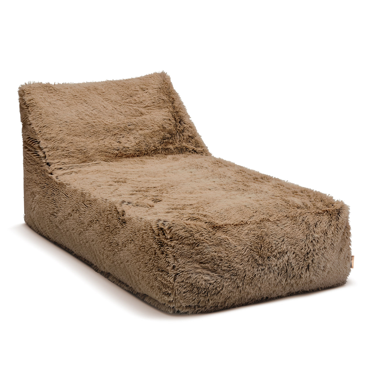 Leżanka Horizont Shaggy w kolorze Capuccino, zdjęcie produktu