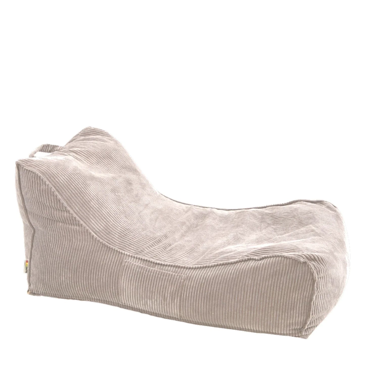Leżanka Canvas Sztruks w kolorze flamingowym, niska leżanka ze sztruksu Easy Clean, 125 cm długości