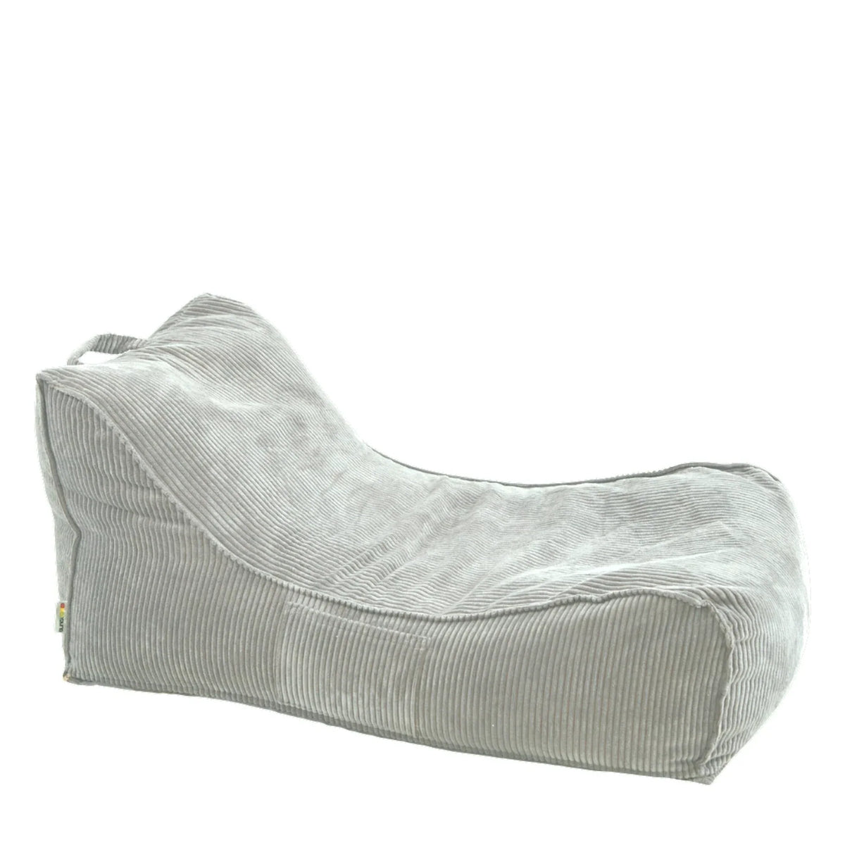 Leżanka Canvas Sztruks w kolorze sage, niska leżanka ze sztruksu Easy Clean, 125 cm długości